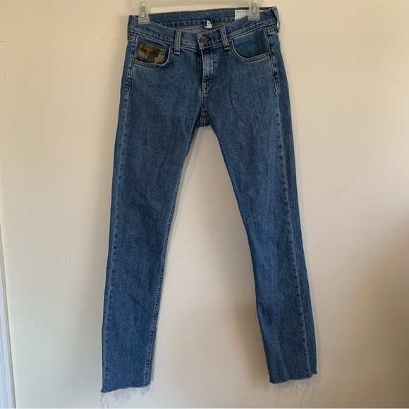 Rag & Bone Dre Low Rise Slim Jeans - Picture 9 of 9
